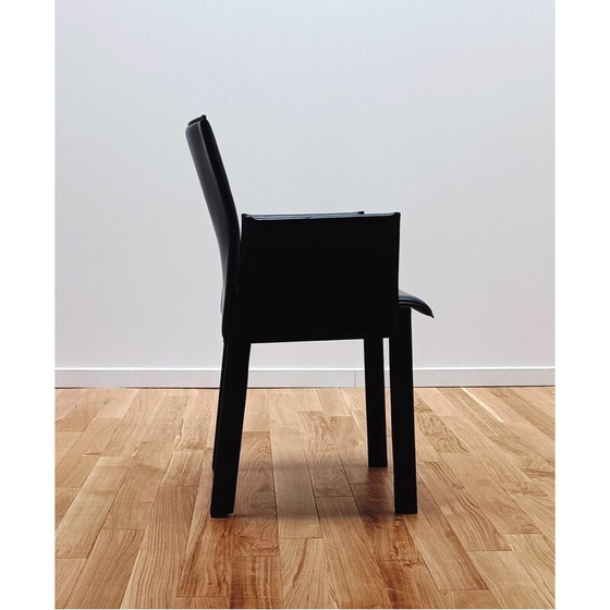 Image 1 of Margot vintage stoel in dik leer van Cattelan Italia