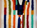Berber tapijt - 253 cm x 160 cm - gekleurde wol