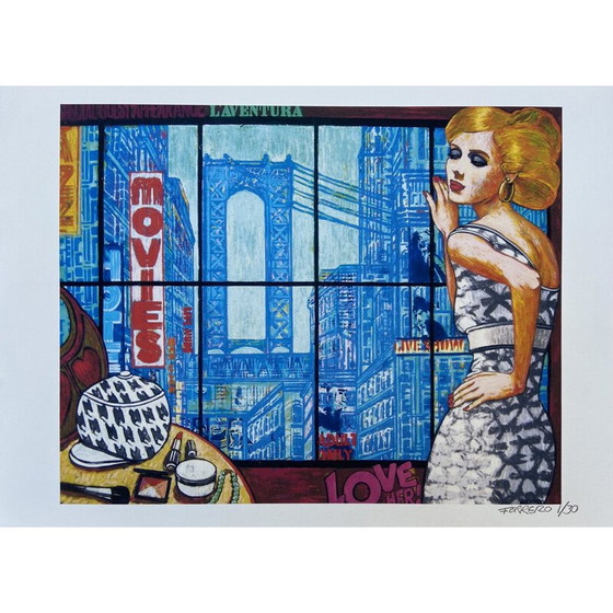 Image 1 of Vintage litho l'aventura van Marc Ferrero