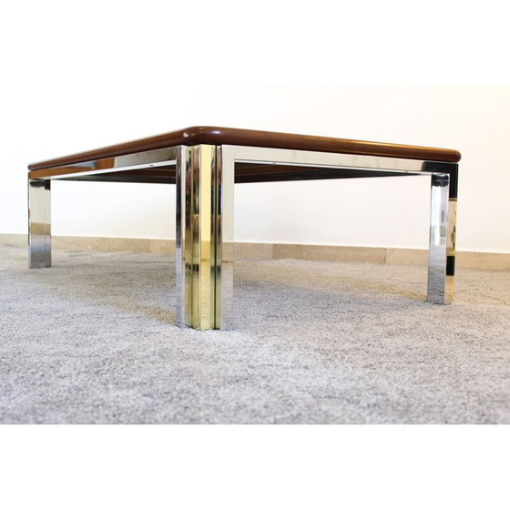 Image 1 of Vintage beuken salontafel van Romeo Rega, Italië 1970