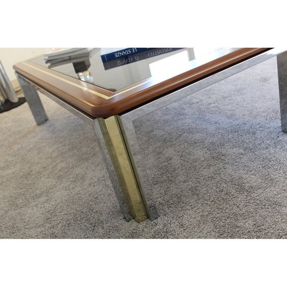 Image 1 of Vintage beuken salontafel van Romeo Rega, Italië 1970