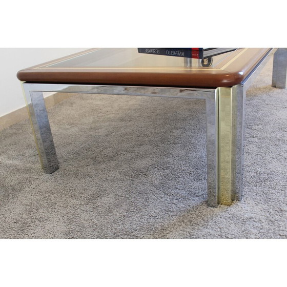 Image 1 of Vintage beuken salontafel van Romeo Rega, Italië 1970