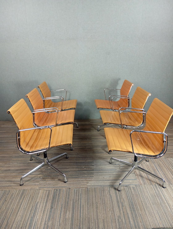 Image 1 of 6X Vitra Ea108 Charles Ray Eames stoel