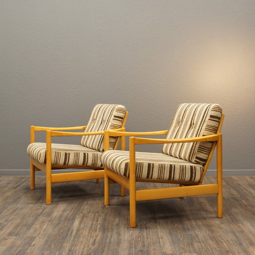 2x Walter Knoll vintage fauteuil