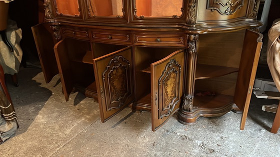 Image 1 of Italiaanse Barok Vitrinekast 