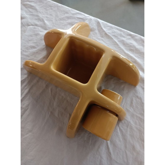 Image 1 of Paar zeepbakjes van vintage keramiek, Italië 1970