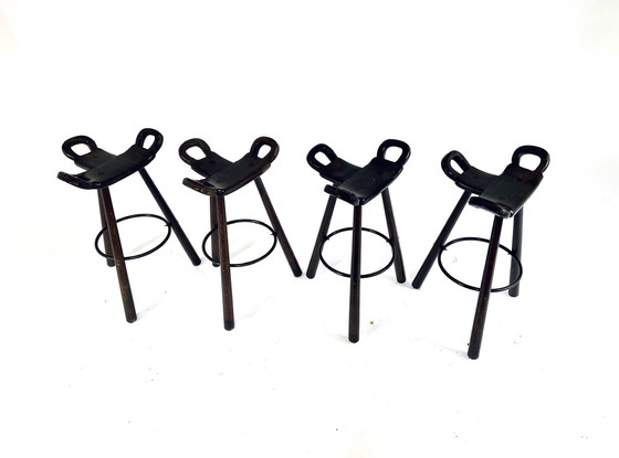 Image 1 of 4X Spanish Stools, Sergio Rodriguez, Conoform