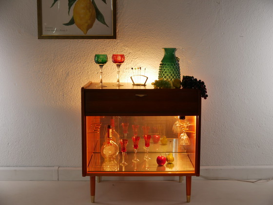 Image 1 of Vintage barkast met verlichting, jaren 60, Duitsland