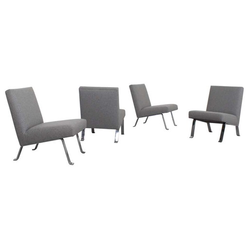 4x Stoelen van Joseph Andre Motte