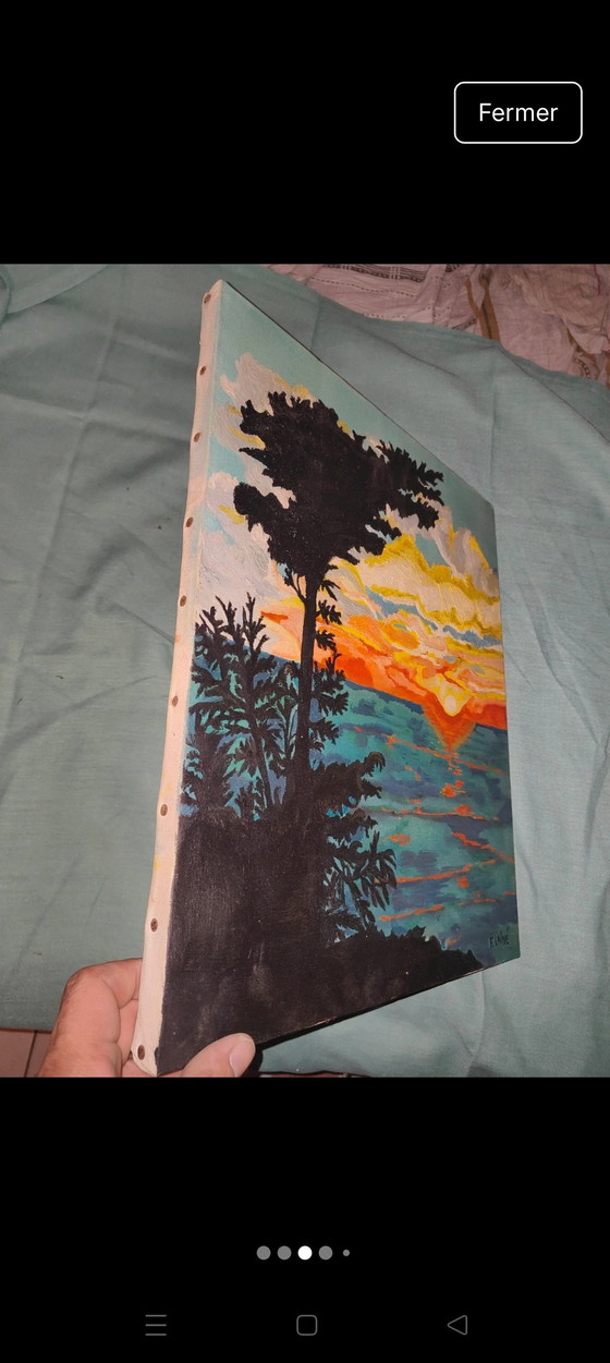 Image 1 of Schilderij Door F.Laine