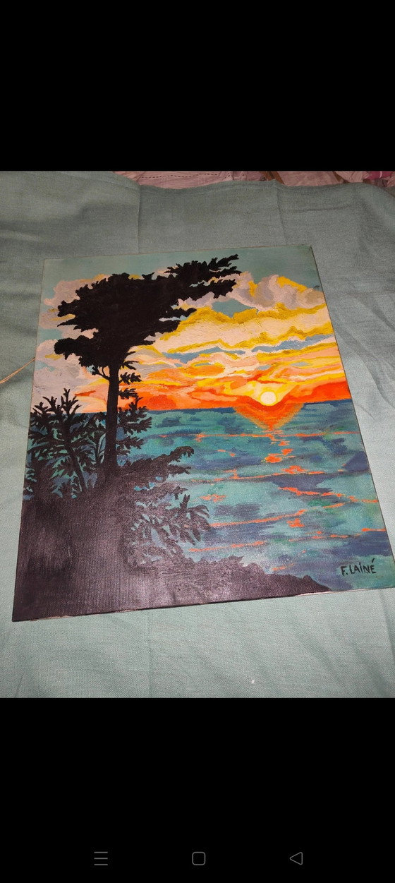 Image 1 of Schilderij Door F.Laine