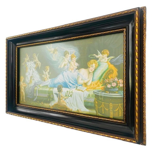 Barok schilderij rococo elfjes