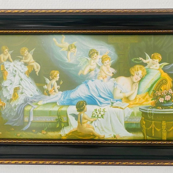 Image 1 of Barok schilderij rococo elfjes