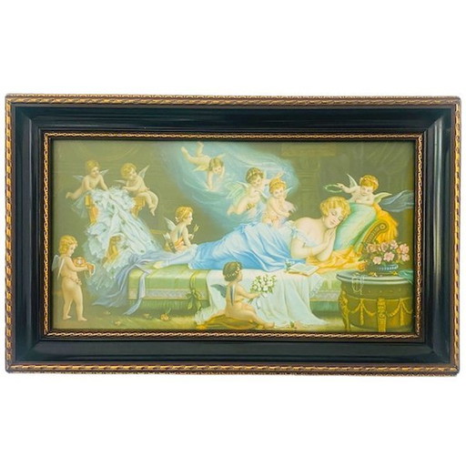 Barok schilderij rococo elfjes