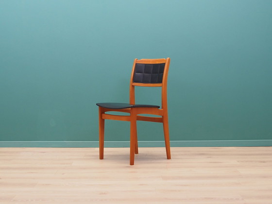 Image 1 of Set van vier beukenhouten stoelen, Deens ontwerp, 1970S, Productie: Denemarken