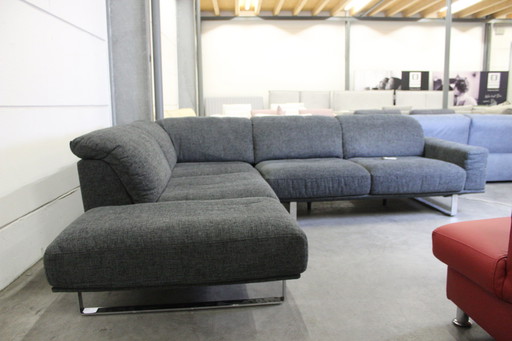 Stoffen bank met slaapfunctie Sofa Hoekbank