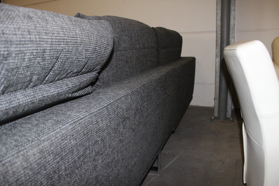 Image 1 of Stoffen bank met slaapfunctie Sofa Hoekbank