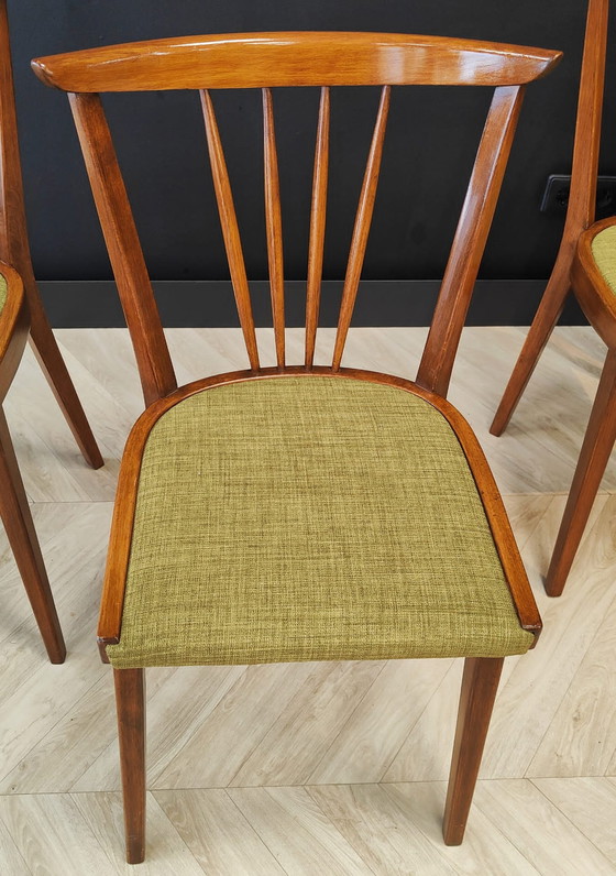 Image 1 of 4x vintage eetkamerstoelen