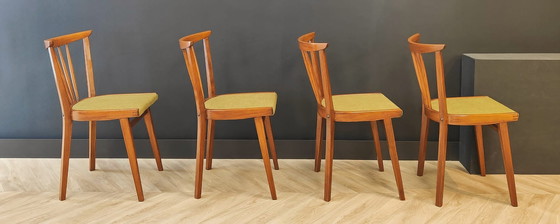 Image 1 of 4x vintage eetkamerstoelen