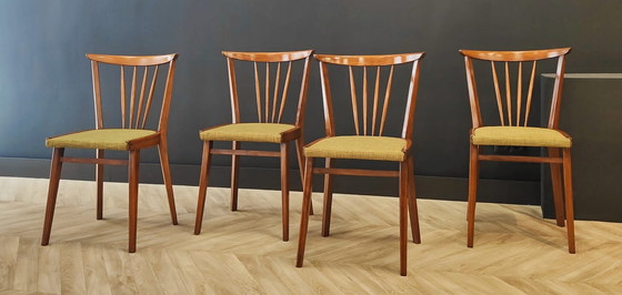 Image 1 of 4x vintage eetkamerstoelen