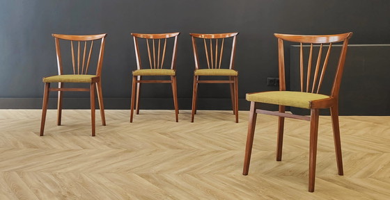Image 1 of 4x vintage eetkamerstoelen