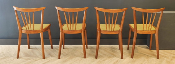 Image 1 of 4x vintage eetkamerstoelen