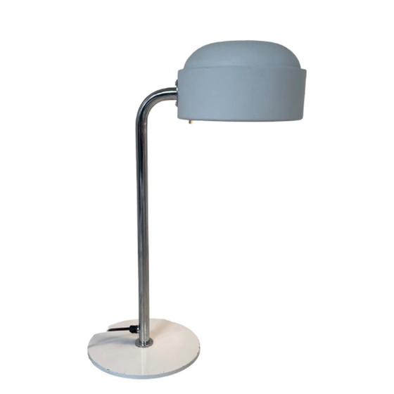 Image 1 of Falkenbergs Belysning - Vintage - Ca. 1970's - Zweden - Bureaulamp met spiegelende binnenkant