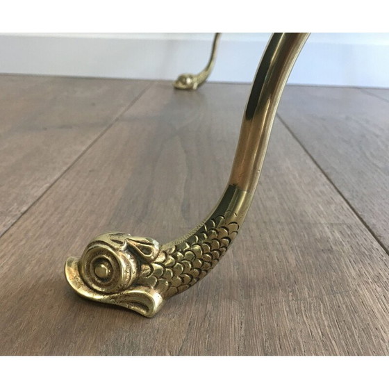 Image 1 of Vintage messing salontafel van Jansen, Frankrijk 1940