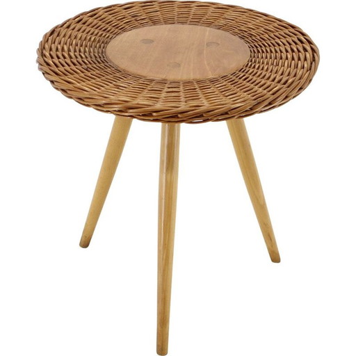 Vintage bijzettafel van Jan Kalous voor Uluv, Tsjecho-Slowakije 1970