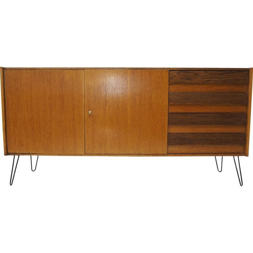Vintage dressoir van Jiri Jiroutek, Tsjecho-Slowakije 1960
