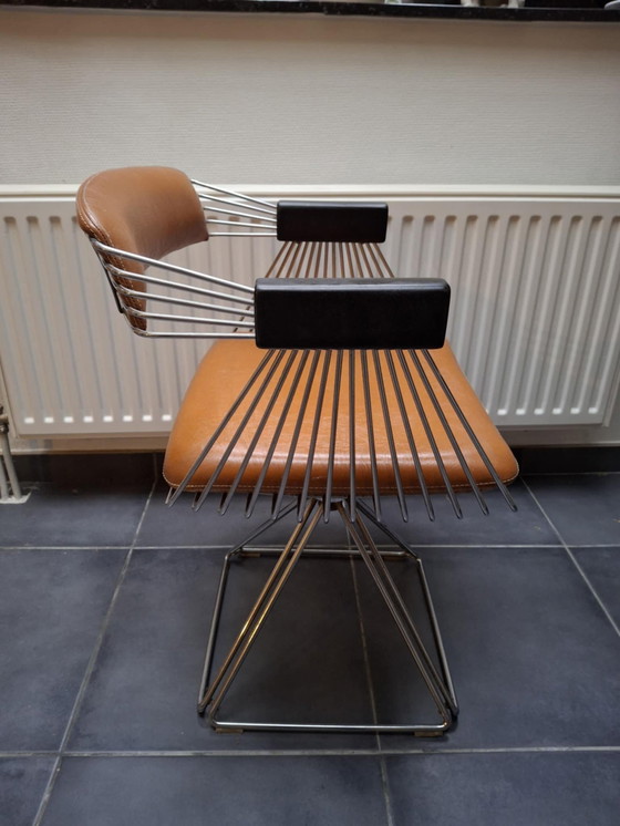 Image 1 of Design Stoelen Jaren 1960 Van Rudy Verelst Delta Orange