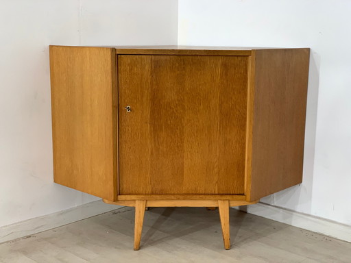 Mid Century hoekkast ladekast vintage