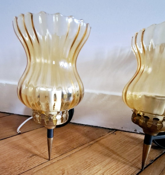 Image 1 of Vier wandlampen, 1950