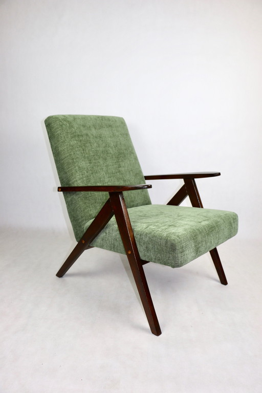 Vintage Olijfgroene Model B-310 Fauteuil, 1970S - Set van 2 Fauteuils