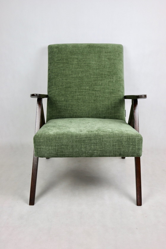 Image 1 of Vintage Olijfgroene Model B-310 Fauteuil, 1970S - Set van 2 Fauteuils