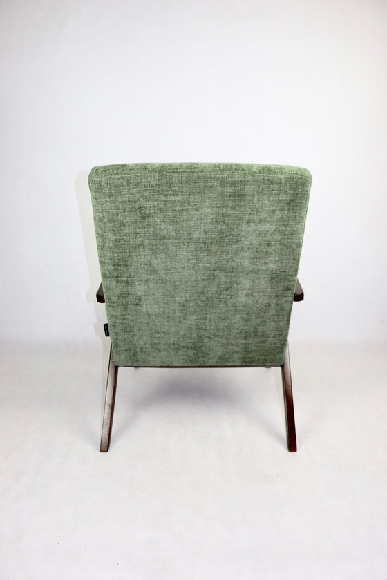 Image 1 of Vintage Olijfgroene Model B-310 Fauteuil, 1970S - Set van 2 Fauteuils