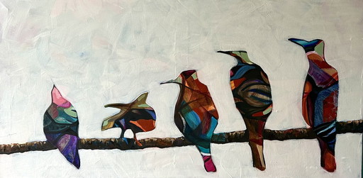 Abstracte vogels