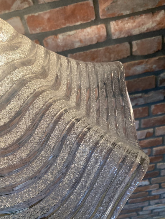 Image 1 of Ijsglas Lamp Van Dik Glas