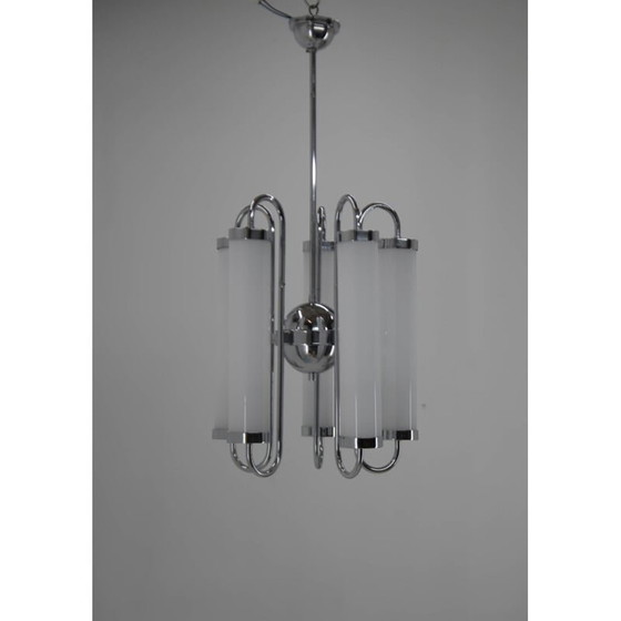 Image 1 of Vintage bauhaus kroonluchter met 5 takken, 1930