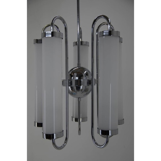 Image 1 of Vintage bauhaus kroonluchter met 5 takken, 1930