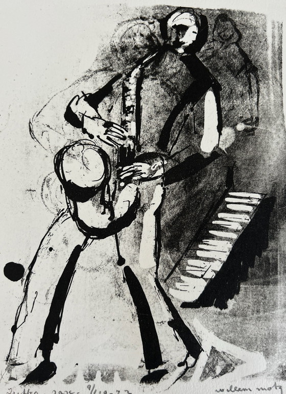 Image 1 of Lithografie Willem Motz - Sax