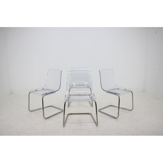 Image 1 of Set van 4 vintage eetkamerstoelen van IKEA, jaren 1990