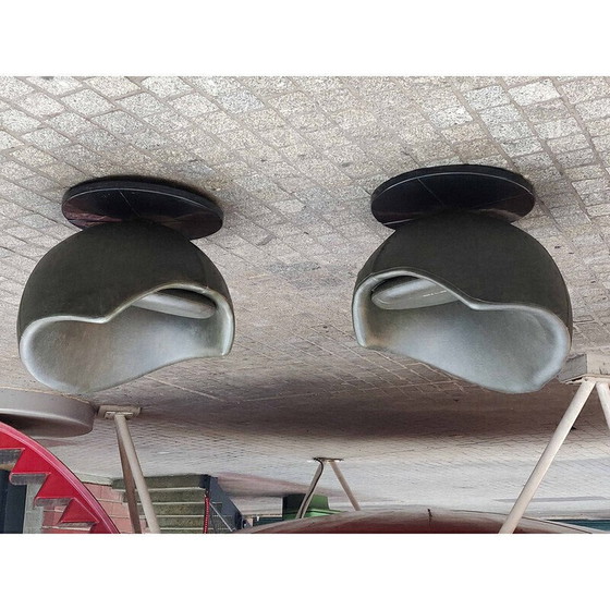 Image 1 of Paar vintage "Mars" fauteuils van Pierre Guariche voor Meurop, 1965