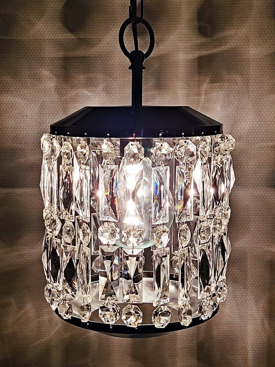 Image 1 of Hanglamp Kristal Jaren 50