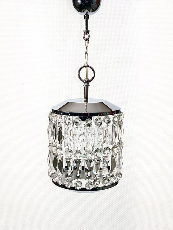 Image 1 of Hanglamp Kristal Jaren 50