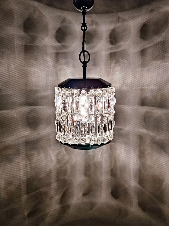 Image 1 of Hanglamp Kristal Jaren 50