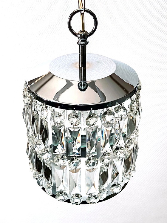 Image 1 of Hanglamp Kristal Jaren 50