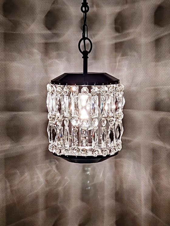 Image 1 of Hanglamp Kristal Jaren 50