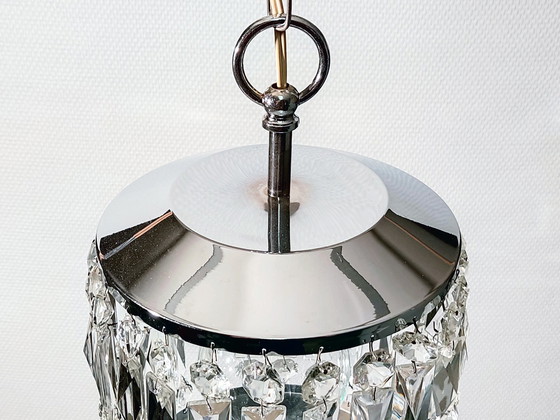 Image 1 of Hanglamp Kristal Jaren 50