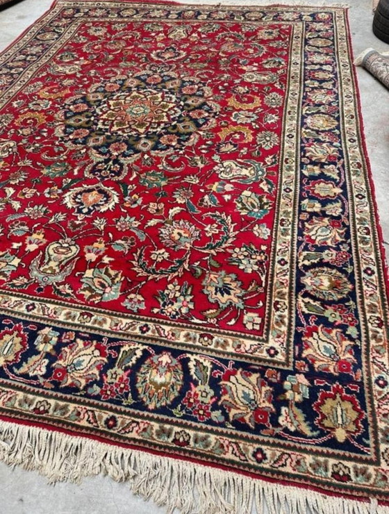 Image 1 of Handgeknoopt Tapijt 250Cm X 355Cm Kleed Perzisch Oriënt Scheerwol Oosterse 